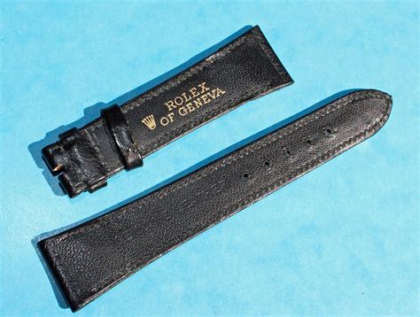 rolex 20mm leather strap.